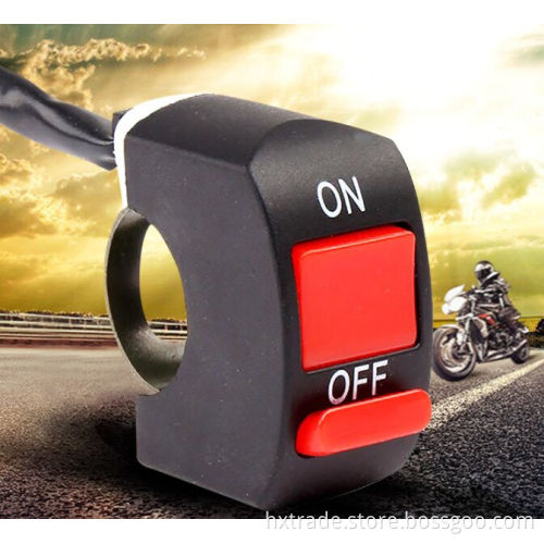 Universal Motorcycle Handlebar Flameout Switch ON OFF Button For Moto Motor ATV Bike Motorcycle Handlebar Switch